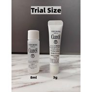 Curel Powder-in-Balm Trial Size 3g | Curel Moisture Facial Lotion III Enrich 8ml