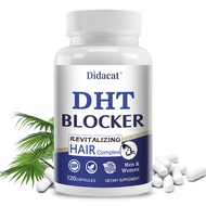 Didacat DHT Blocker Supplement for Hair, Skin, Nail & Follicle Health, Supports Urinary & Prostate W