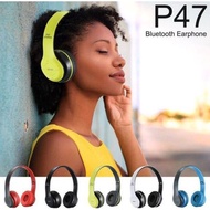 Fon kepala P47 Wireless Bluetooth Headphones Headset P47 Fon Kepala Bluetooth