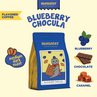 Monster Coffee Roasters เมล็ดกาแฟกลิ่นช็อกโกแลตบลูเบอร์รี่คั่วกลางเข้ม BLUEBERRY CHOCULA