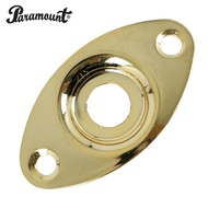 Paramount HJ002 แผ่นปิดแจ็คกีตาร์ ฝาครอบแจ็คกีตาร์ไฟฟ้า แบบทรงรี (Output Jack Guitar Plate Socket /