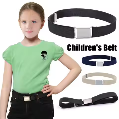 Kids Toddler Belts for Boys Girls Adjustable Stretch Elastic Belt with for Kids length 75-35CM/29.52
