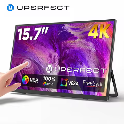 Display 15.7' UHD HDR UPERFECT 15.7' 4K Touchscreen Portable Monitor 100%sRGB UHD W/VESA & Stand Ult