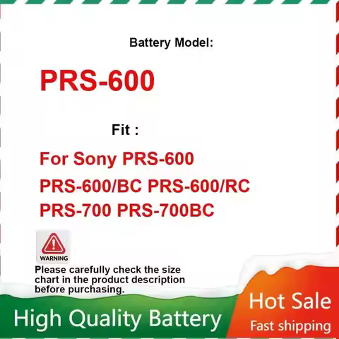 850mAh Replacement Battery for Sony PRS-600/BC PRS-600/RC PRS-700 PRS-700BC E-book Portable + Track 
