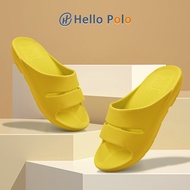 Hello Polo รองเท้าแตะเพื่อสุขภาพ รองเท้าแตะผู้ชาย  ส้นหนา 3 ซม เบาสบาย ให้สัมผัสนุ่มสบายเท้า  ในร่มและกลางแจ้ง เหมาะกับฤดู HP8001