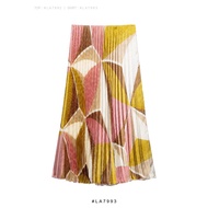 LA7993 - Yellow Geomatric | Skirt Skirt Skirt