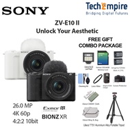 SONY ZV-E10 II APSC VLOG MIRRORLESS CAMERA ZV-E10ii / ZV E10 II ( 1+1 Year Sony Malaysia Warranty )