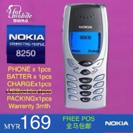 Original NOKIA 8250 2nd Renew.Set Telefon 原装诺基亚 8250 二手翻新手机、