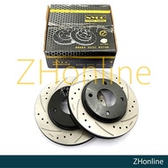 NISSAN LATIO, GRAND LIVINA - NYCO FRONT 260mm DRILLED SLOTTED RACING BRAKE DISC ROTOR (2pcs) NY-07-D