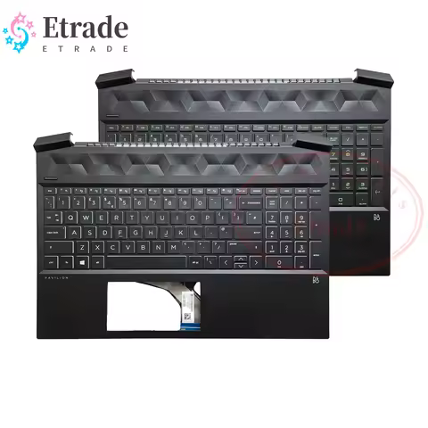 New Original For HP Pavilion Gaming 15-EC TPN-Q229 Series Laptop Palmrest Upper Case Cover With Keyb