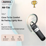 Remax RB-T36 Bluetooth Wireless Headset Earphone Earpiece Headphone Voice Calls Bluetooth Earphone M