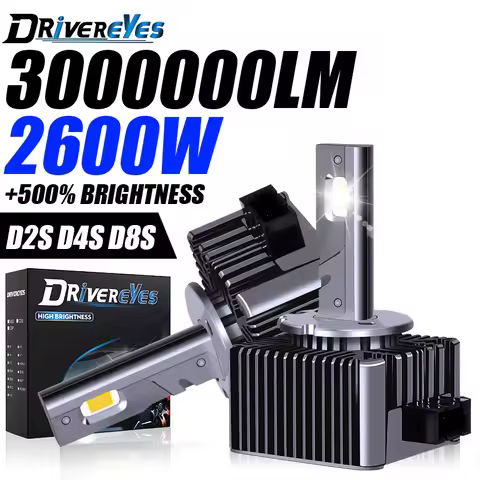 3000000LM 2800W D1S D3S LED Headlight Canbus D2S D4S D8S D2R D4R Car Lights 8000K 4300K 1:1 Xenon Pl