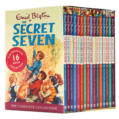 16 Books Enid Blyton The Secret Seven Collection Adventure Detective Fiction Novel English Story Chi