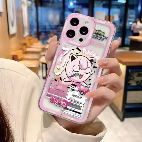 Bulbasaur G-Gengar Jigglypuff Clear Phone Case For OPPO RENO 15 15F 14 14F 13 13F 12 12F 11 11F 10 8