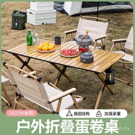 Barbecue Table Chair Travel Outdoor Portable Egg Roll Table Set Aluminum Alloy Stall Folding Table U