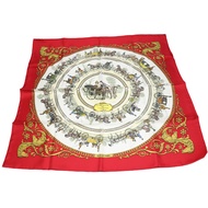 Hermès Promenade de Longchamps Carre 90 圍巾
愛馬仕RED