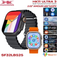 New HK11 ULTRA 3 MAX Smartwatch 2025 49mm HD AMOLED Bluetooth Network Call Robot Clock NFC Compass S