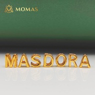 【Ready stock】✜●[TERMURAH DI SHOPEE] MOMAS Masdora Bead Huruf Emas 916 Beads Alphabets 3D Masdora Bead Huruf Emas 916 Cha