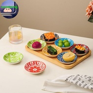 Warmwing Ceramic Condiment Dishes, Bohemian Style Plates, Sauce Dishes, Suitable For Kitchens, Resta