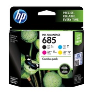 HP 685 COMBO Pack (Black/Cyan/Magenta/Yellow) Original Ink Cartridges (F6V35AA)