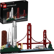 LEGO Architecture Skyline Collection 21043 San Francisco Building Kit Includes Alcatraz Model, Golde
