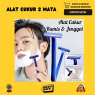 MATA MUSTACHE & BEARD RAZOR - SHAVING - MEN'S RAZOR - CHEAP RAZOR - 2-BLADE RAZOR - FEATHER RAZOR - 