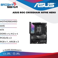 MOTHERBOARD ASUS ROG CROSSHAIR X670E HERO / AM5 / ATX / DDR5 x 4 / M.2 x 4 / PCIEx16 x 2 / RGB x 1 /