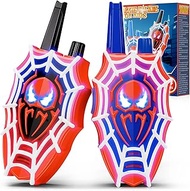 Walkie Talkie Children's Spider Web Red/Blue Luminous Net & Flashing Eyes, Toy from 3 4 5 6 7 8 9 10