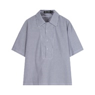 KINS | เสื้อลายทางแขนสั้นโอเวอร์ไซต์ รุ่นใหม่ล่าสุด (รหัส : KS10)