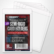 HOBBYTECH - Oversize Semi-Rigid Card Holders - Fits Thick & Standard Size Cards - Premium Hard Card 