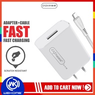 Charger Caza T5 charging Cable+Charger (Adapter+Cable) Output 2.4A Cable Fast 6A Max