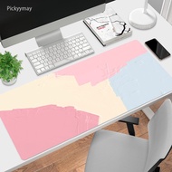 Large Office Mouse Pad Anime L Gaming Desk Mat Gamer Laptop Keyboard L Mouse Mat Macaron Colors Tabl