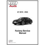 Audi A7 / A7 Sportback 4K8  2019 - 2024 Factory Workshop Repair Service Manual