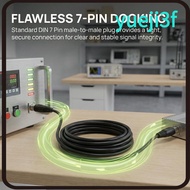 YUEJI DIN Extension Cord, 3 Meters / 9.8ft Plug and Play 7 Pin DIN Cable Male to Male, Stable Transm