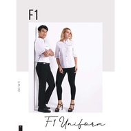 (F1 35) LADY OREN SPORT BAJU KORPORAT READY STOCK | UNIFORM CORPORATE OREN SPORT | CORPORATE SHIRT F