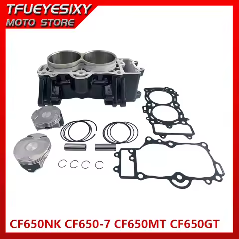 For CFMOTO CF650MT CF650NK CF650-7 CF650GT STATEGUEST Motocycle Big Bore Cylinder Piston & Gasket Ki