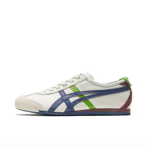 Onitsuka Tiger MEXICO 66 Men's and Women's Skateboarding Shoes, Casual, Light Weight, Versatile Snea