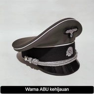 Promo / Terlaris Topi Pet Visor Waffen SS Jerman WW2 Hijau versi B kostum cosplay