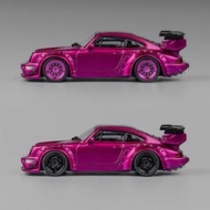 PORSCHE 964 WIDEBODY METALLIC PURPLE DIECAST CM MODEL