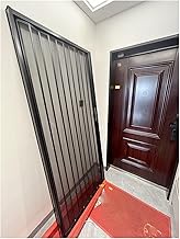 Accordion Folding Door Interior Bifold Doors, Metal Fold Sliding Screen Door Length 32" 34" 36" 42"