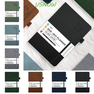 USNOW 2026-2027 Schedule Book, A5 English Agenda Planner Notebook, Week Planner Simple Convenient Th