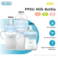 PREFERRED & Dr.isla Botol Susu Baby Feeding Bottle wide Neck Botol Susu Newborn(11oz/8oz/5oz) PP15/2