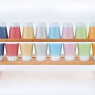 富士山陶瓷杯子 (高款) 粉红色