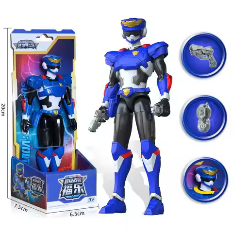 Mini Force Strongest Police Transformation with Action Figures Robot Toys X Simulation Animal Mini A