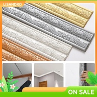 [LSAR-Hot] Waist Line Skirting Line 3D Wall Stickers 3D Foam Edge Border Waterproof Sticker❀