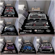 Racing GTR Home Floor Mat Non-slip Living Room Decoration HD Pattern Carpet Game Room Bedside of The