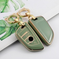3 4 Buttons TPU Car Key Case Cover Holder for BMW X5 F15 X6 F16 G30 7 Serie G11 X1 F48 F39 Keychain 