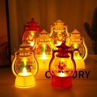 Christmas Decoration Style Lamp Portable led Small Oil Lamp Luminous Horse Lamp Scene Layout Hanging Lamp