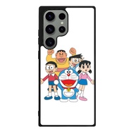 Casing Case Samsung Galaxy Z FLIP FOLD 6 S24 S23 S22 S21 A55 A35 A25 A15 FE Plus Ultra 5G Doraemon S