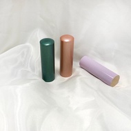 限量蠟筆色系黃楊木圓形印章